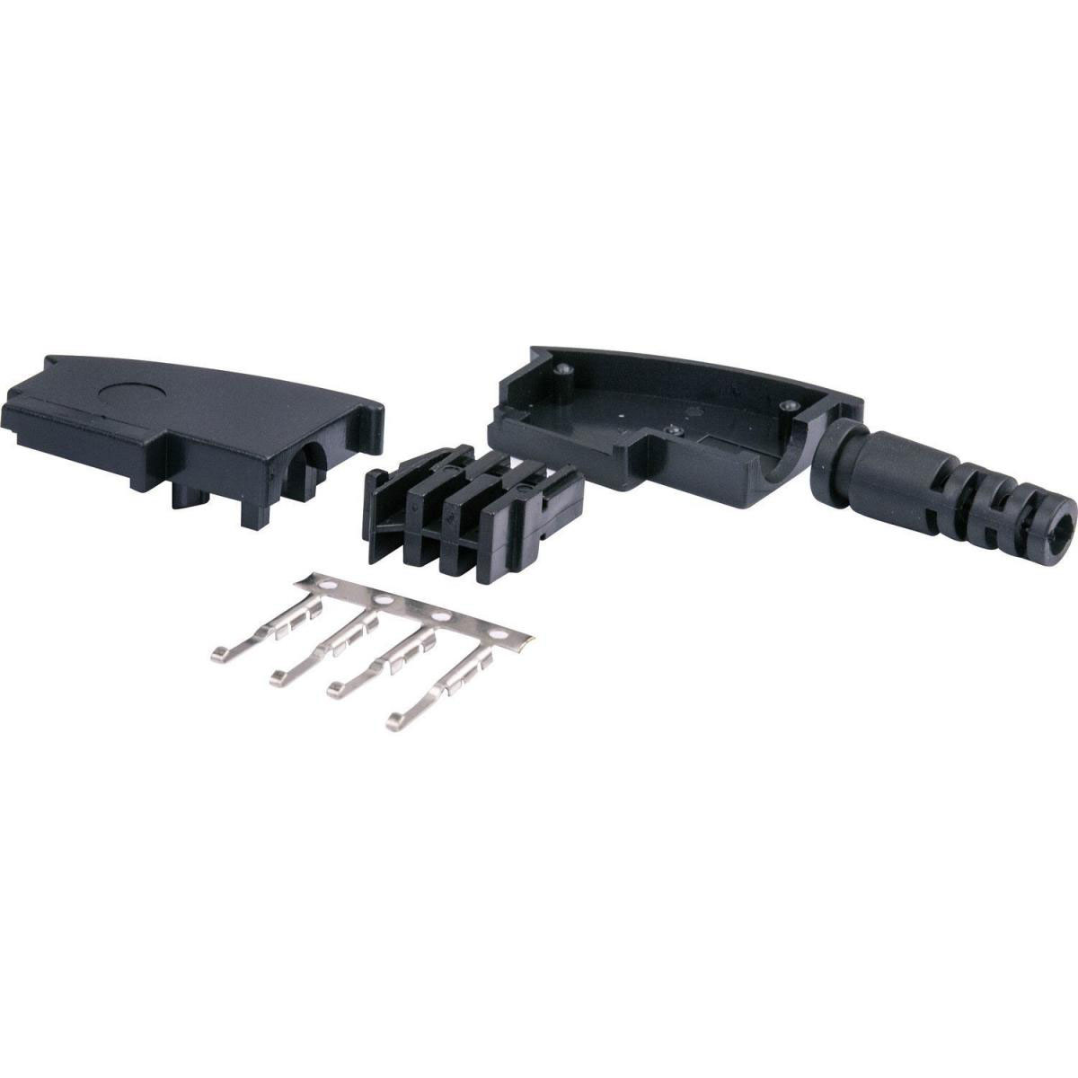 Schwaiger Telefon-Anschlussstecker F 4-pol. Bild 1