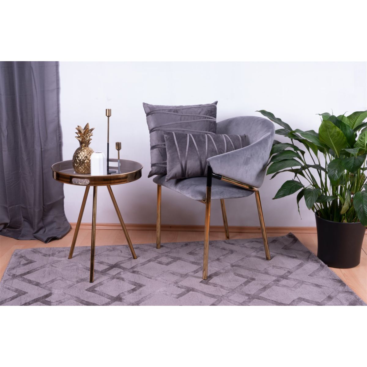 Dekokissen Paulina 125 2er-Set graphit Bild 5