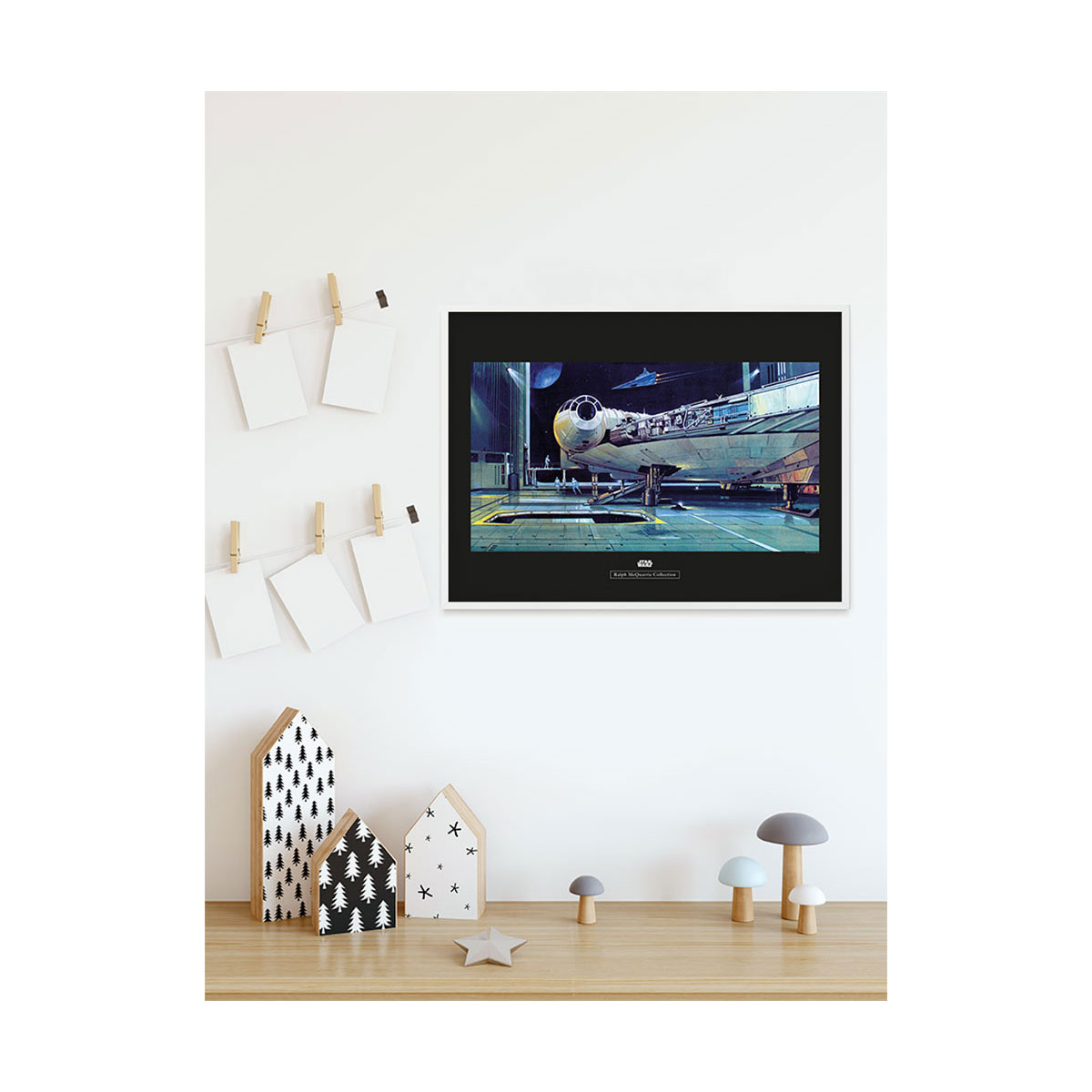 Komar  Wandbild Star Wars Classic Falcon Hangar 70x50 cm Bild 5