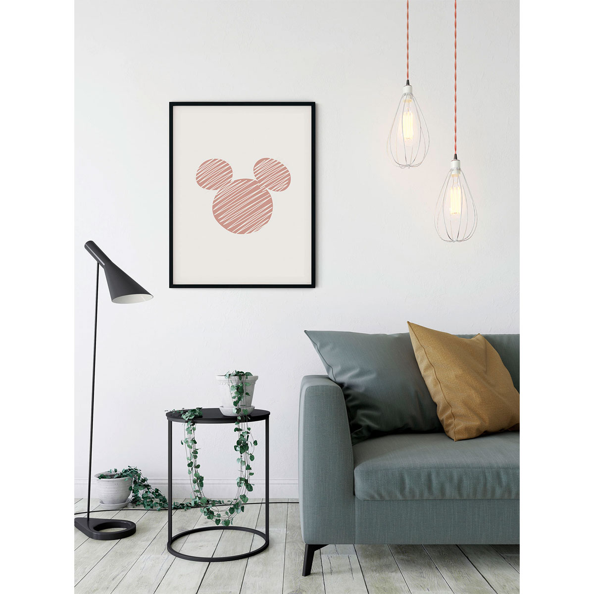 Komar  Wandbild Striped Mouse 40x50 cm