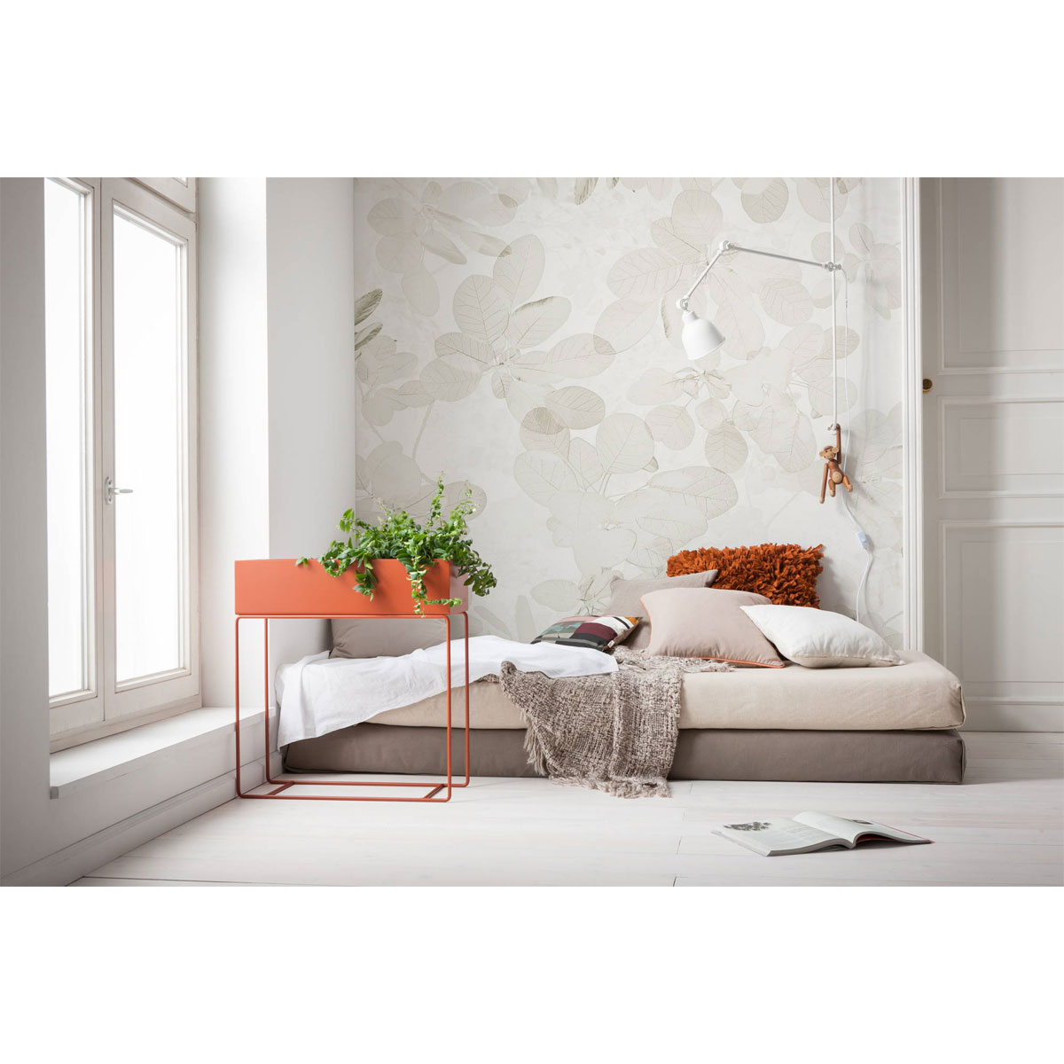 Komar  Vlies Fototapete Sheer Grey 400x250 cm