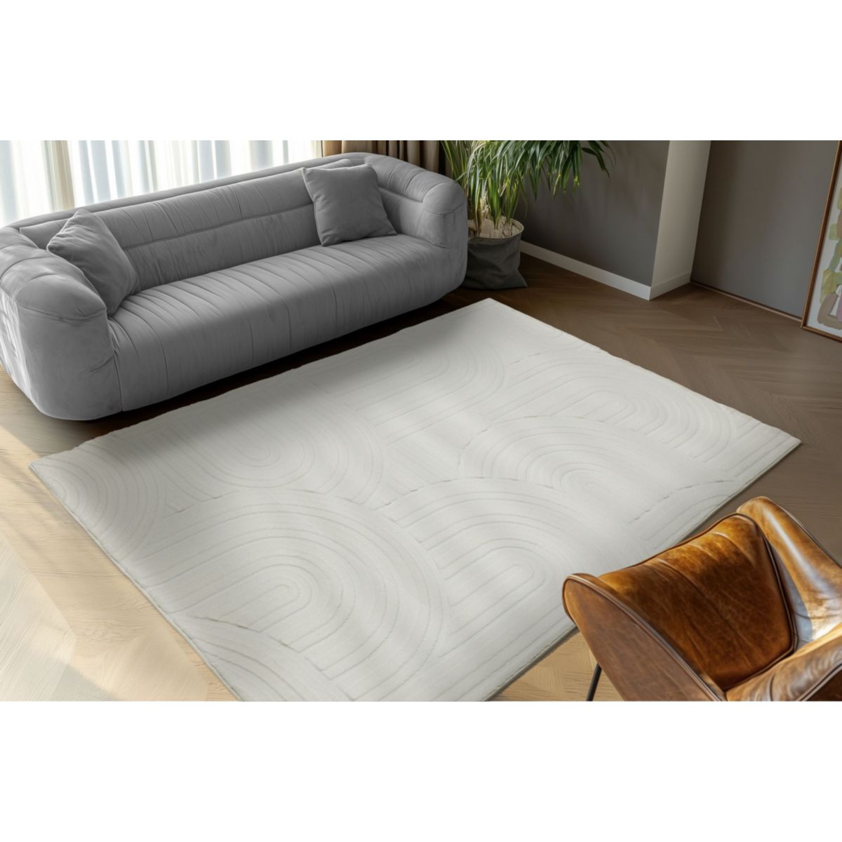 Cosmic 526 Weiß 160cm x 230cm Bild 5