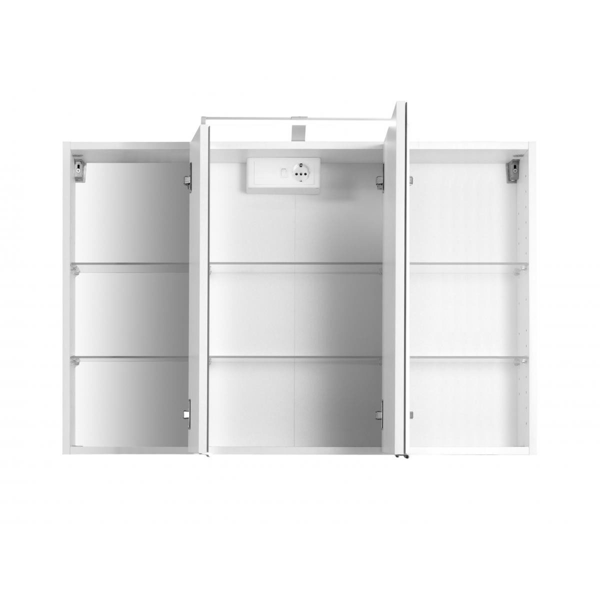 HELD Spiegelschrank 100 graphitgrau 3 Spiegeltüren Bild 2