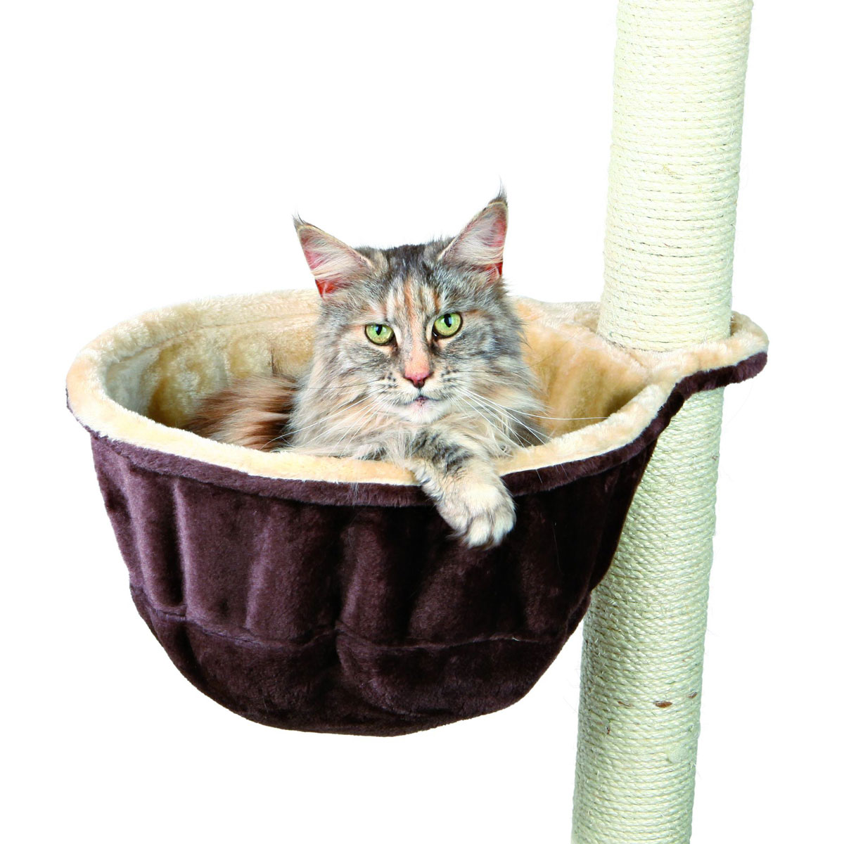 Trixie Cat Kuschelsack Metallrahmen beige/braun 38cm