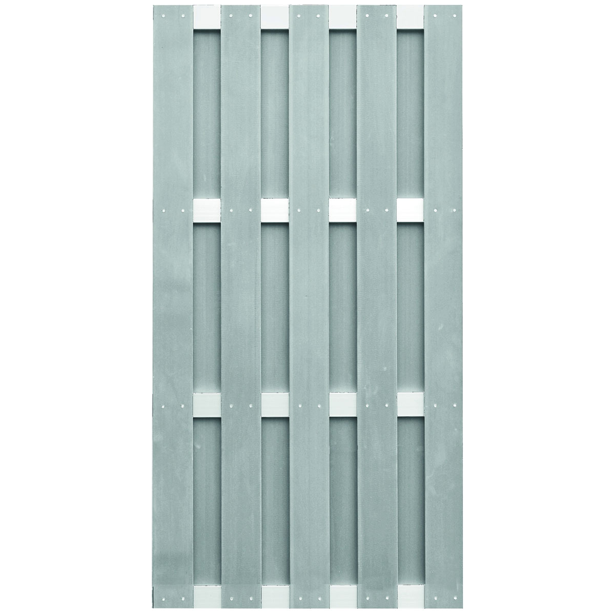 TETZNER & JENTZSCH Zaunserie „JINAN“, grau, 90 x 180 cm, WPC