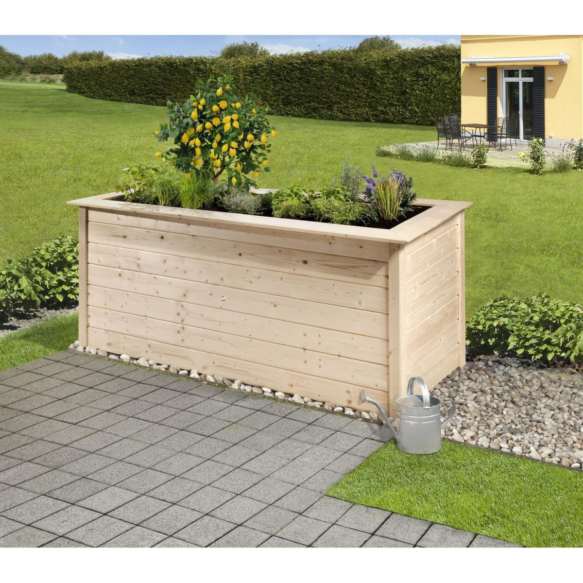 Weka Profi-Hochbeet 669 C 28 mm beige Bild 1