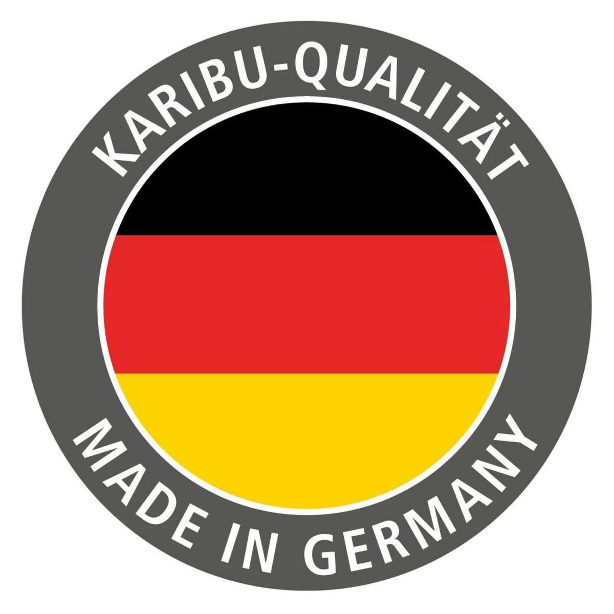 Karibu Saunahaus Bosse 1 38 mm ohne Ofen Milchglastür Bild 7