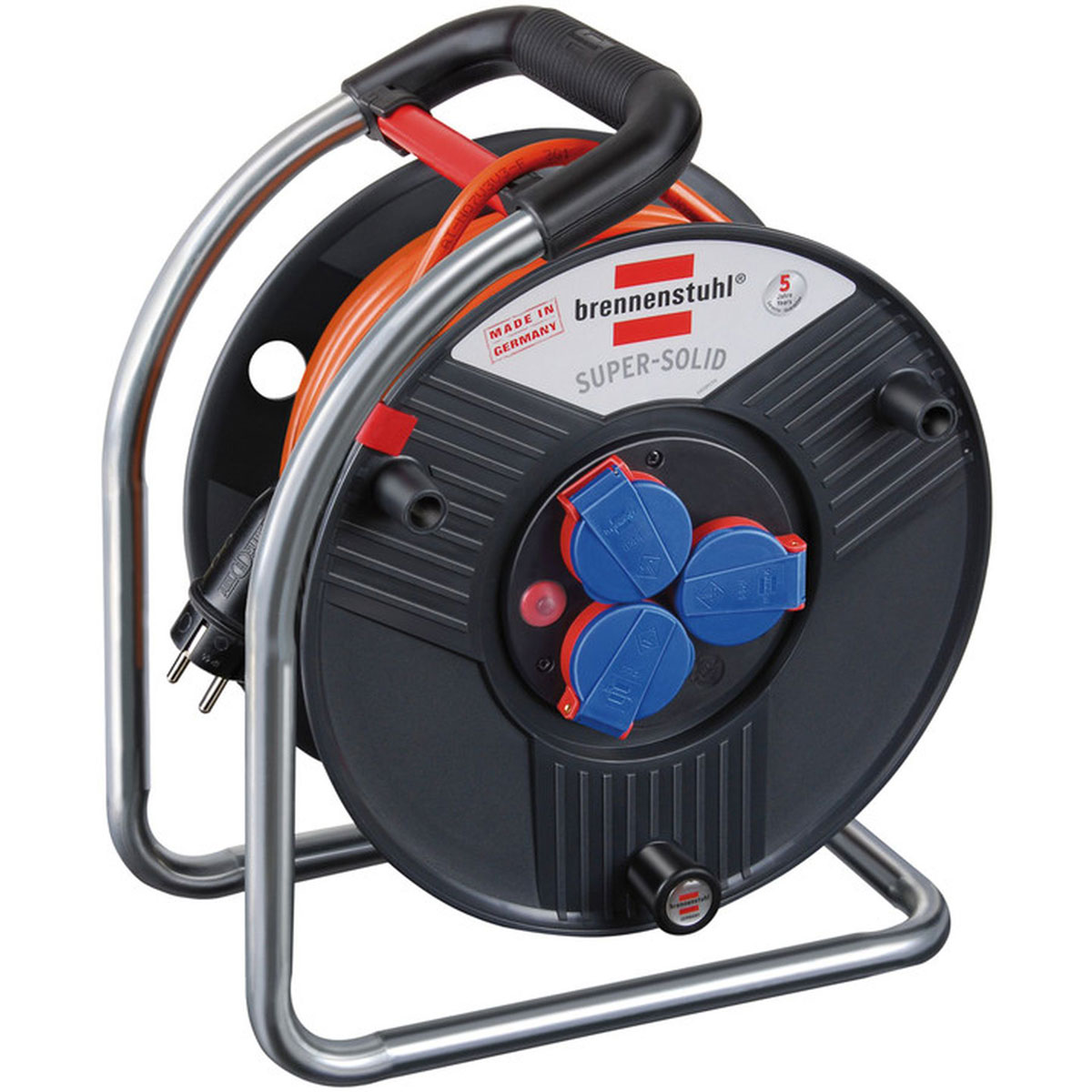 Brennenstuhl Kabeltrommel Super Solid 25m F3G2.5 schwarz