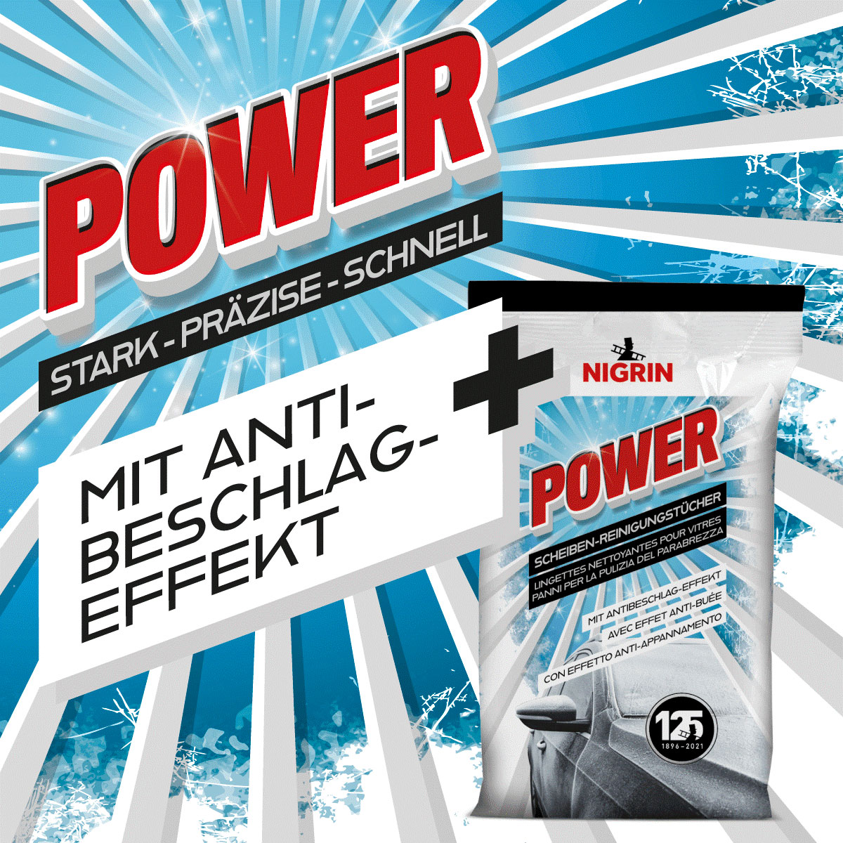 Nigrin Scheiben-Reinigungstücher Power 20 Stück Bild 2