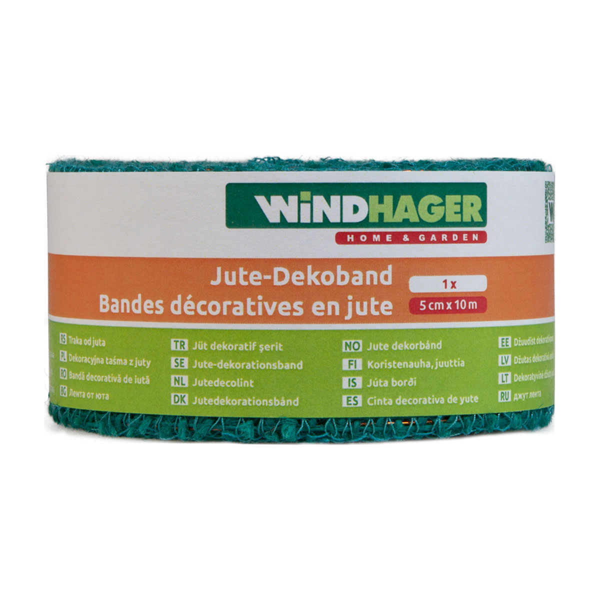 Windhager Jute-Band 5 x 1000 cm wasserblau Bild 2