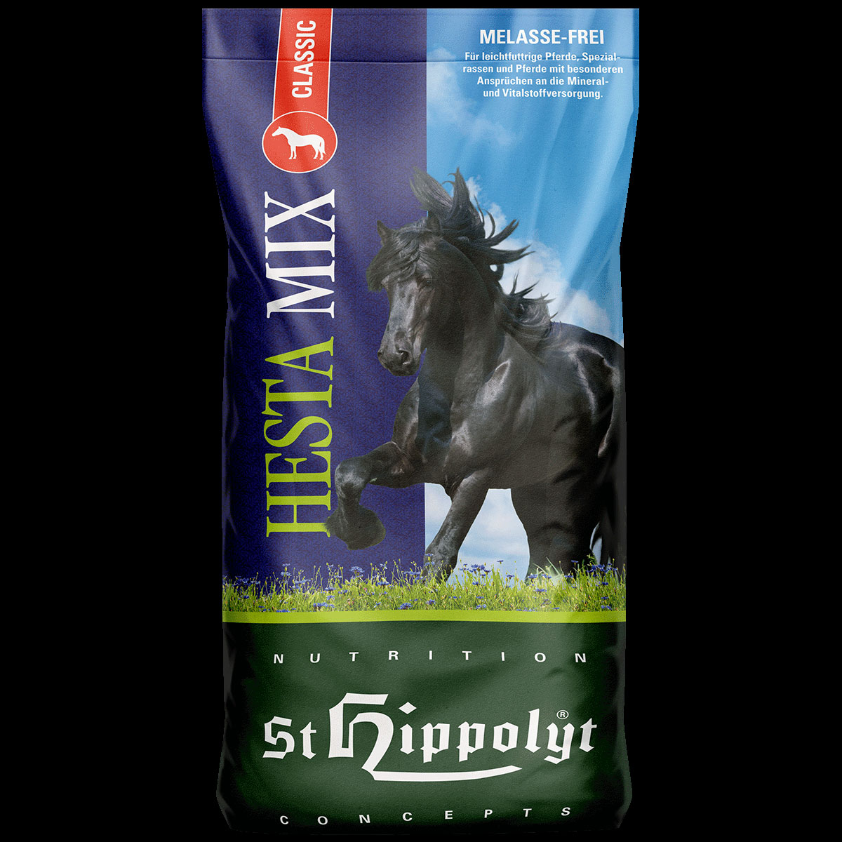 St. Hippolyt Pferdefutter Hesta Mix Classic 25 kg