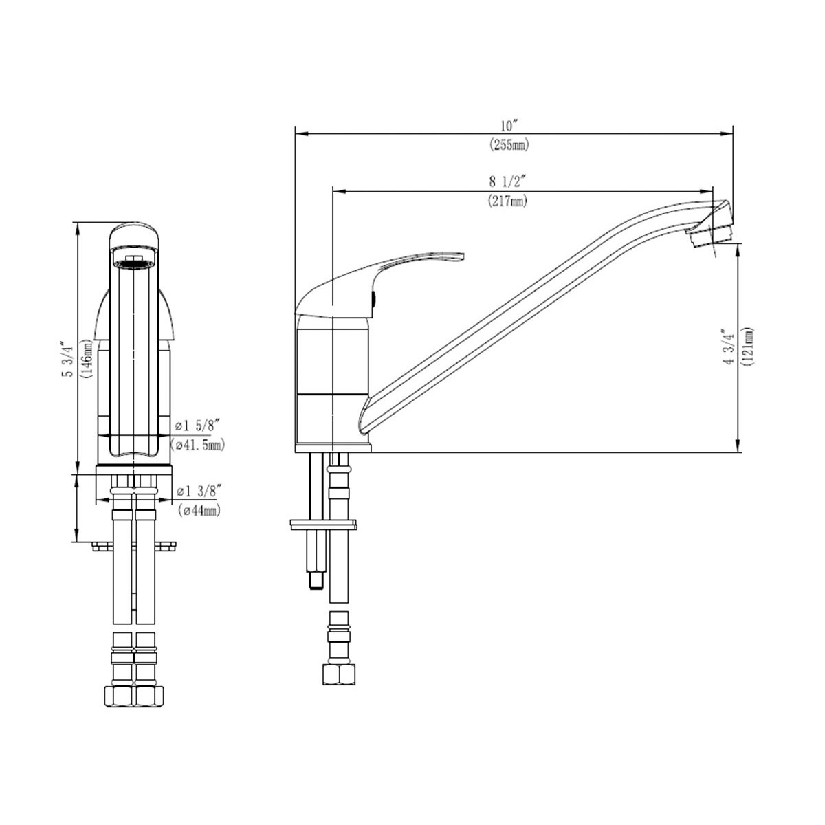 Lenz  Küchenarmatur AURORA schwarz Bild 3