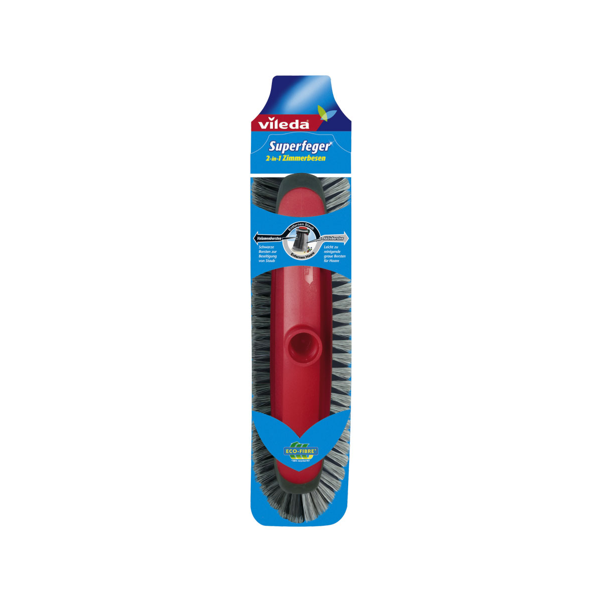 Vileda 2-in-1 Zimmerbesen Plastik Superfeger