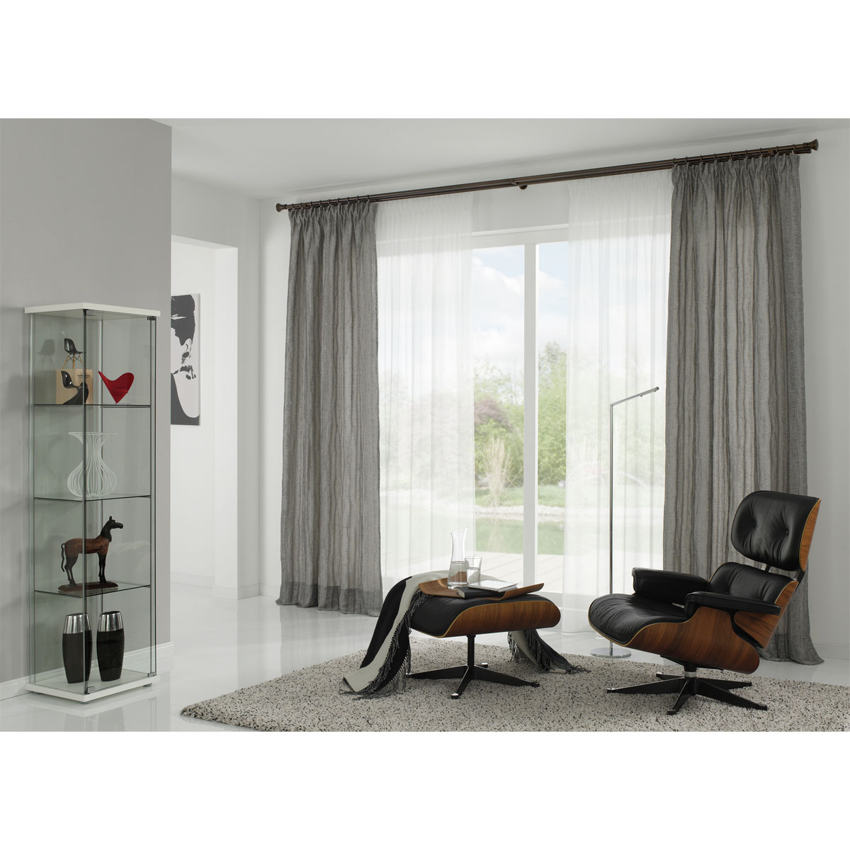 Gardinia Endstück Konus für Windsor Durchmesser 25 mm bronze Bild 2