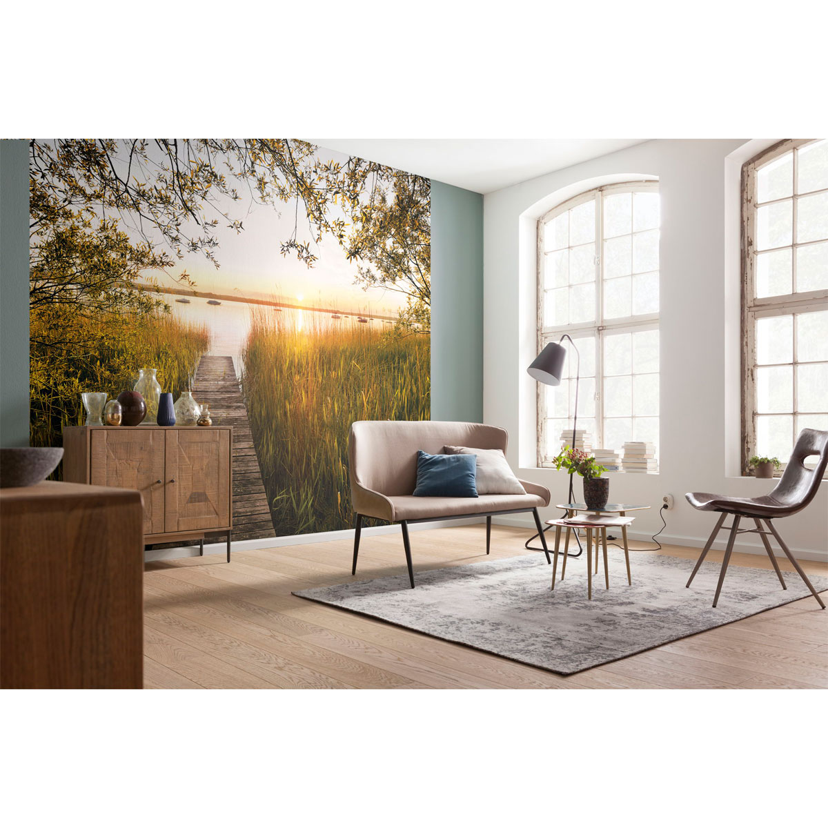 Komar  Vlies Fototapete Lakeside 300x250 cm