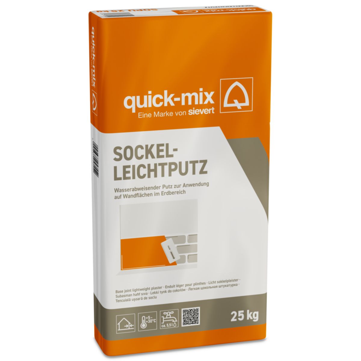 quick-mix Sockelleichtputz 25 kg