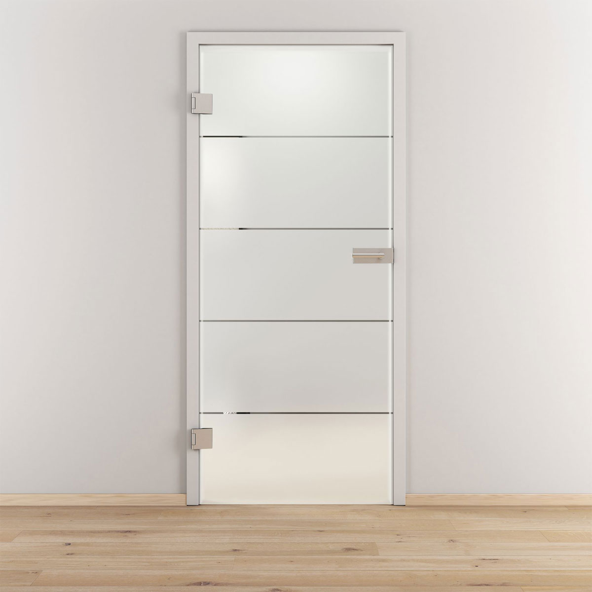 Novadoors Glasdrehtür NOVA 503 mattiert 83,4 x 197,2 cm Links Bild 2