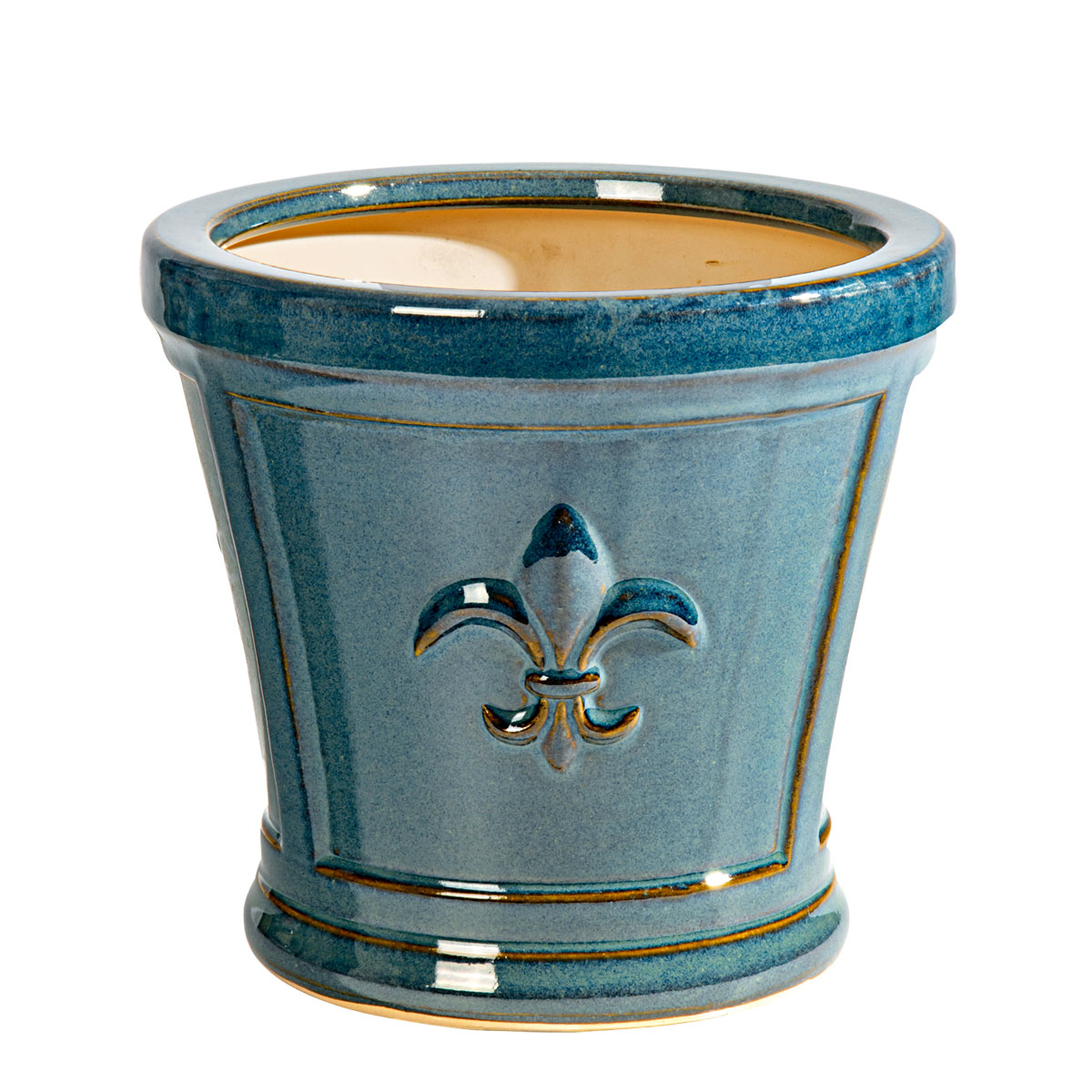 Haveson Pflanztopf Lilie 40 x 40 x 37 cm türkis Bild 1