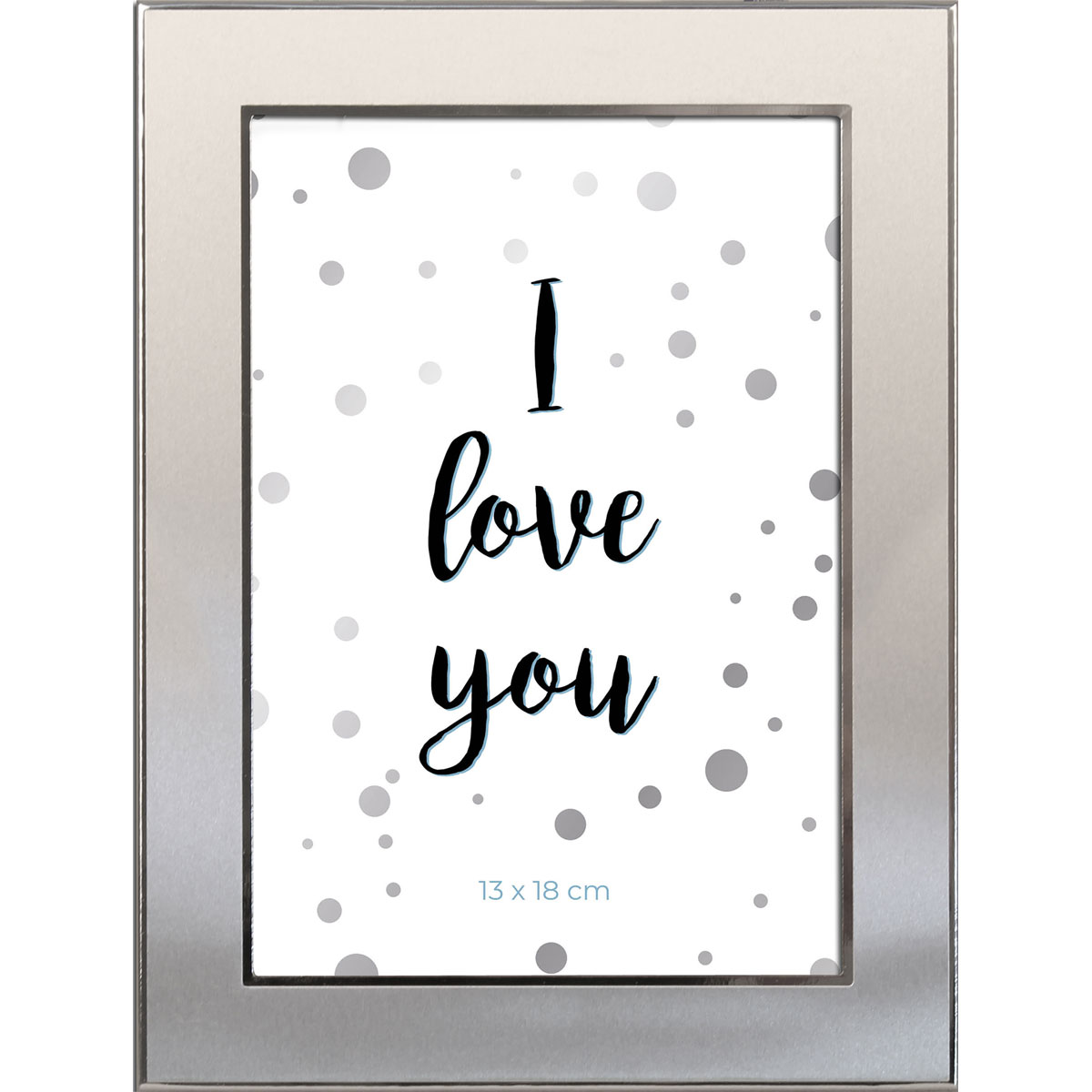 Bilderrahmen Orlando 13x18 cm silber