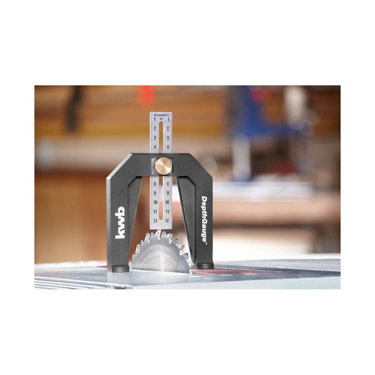 kwb  Einstelllehre für Oberfräsen und Tischkreissägen Bild 2