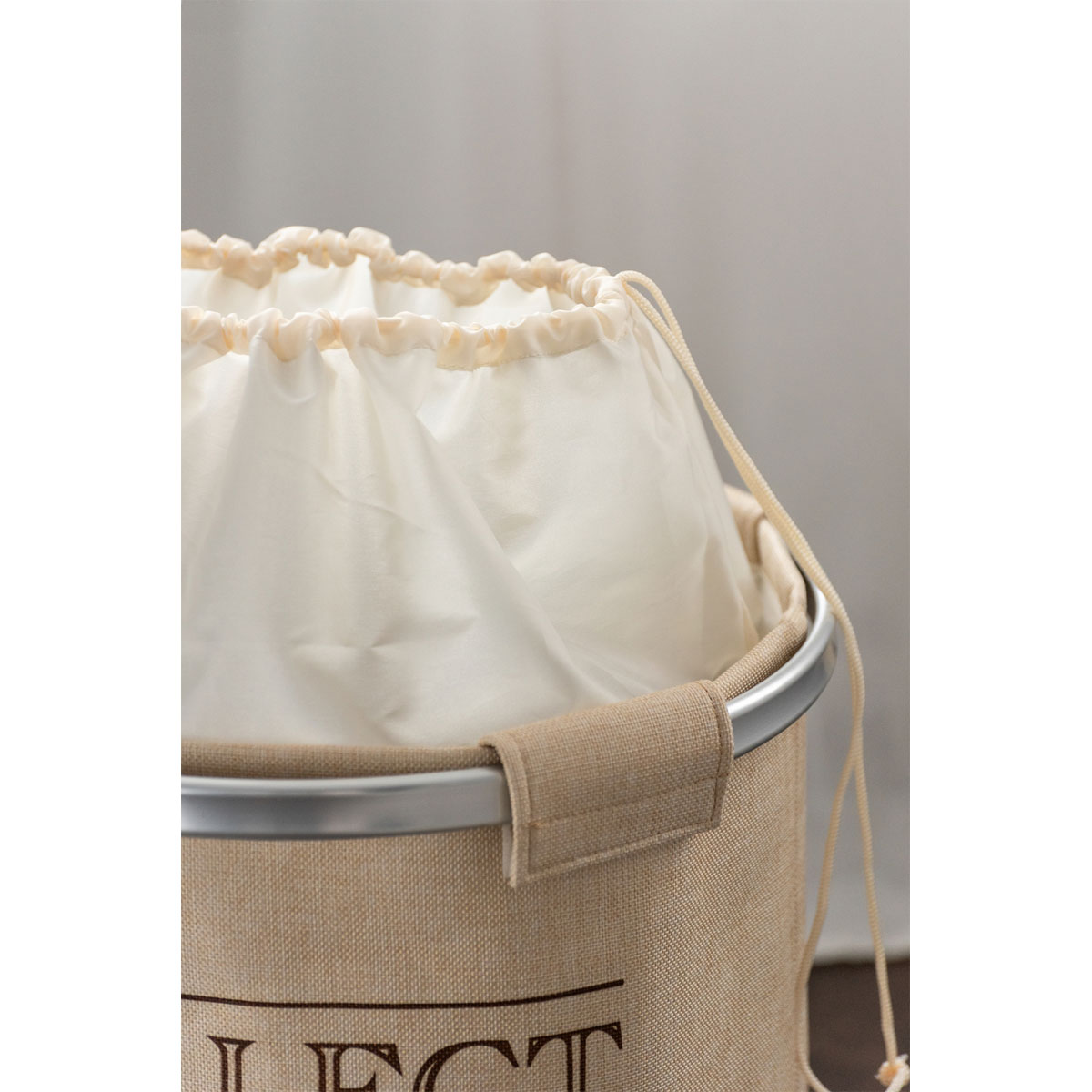 Wenko  Wäschesammler Ringo Beige Wäschekorb 68 l Bild 6