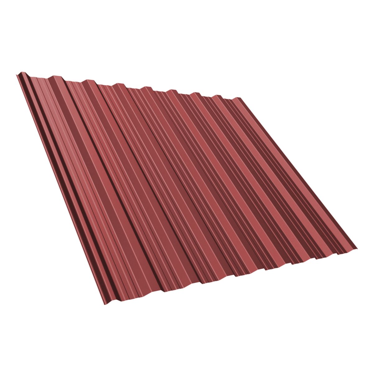 Trapezblech T18DR 2000x1138x0,40 mm Kirschrot