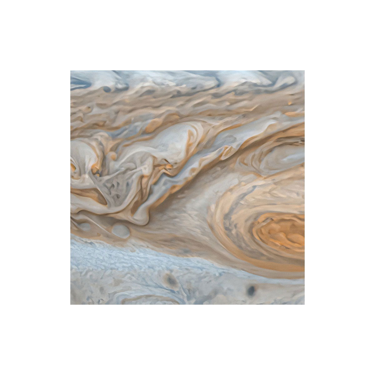 Komar  Selbstklebende Vlies Fototapete rund Jupiter Durchmesser 125 cm Bild 7