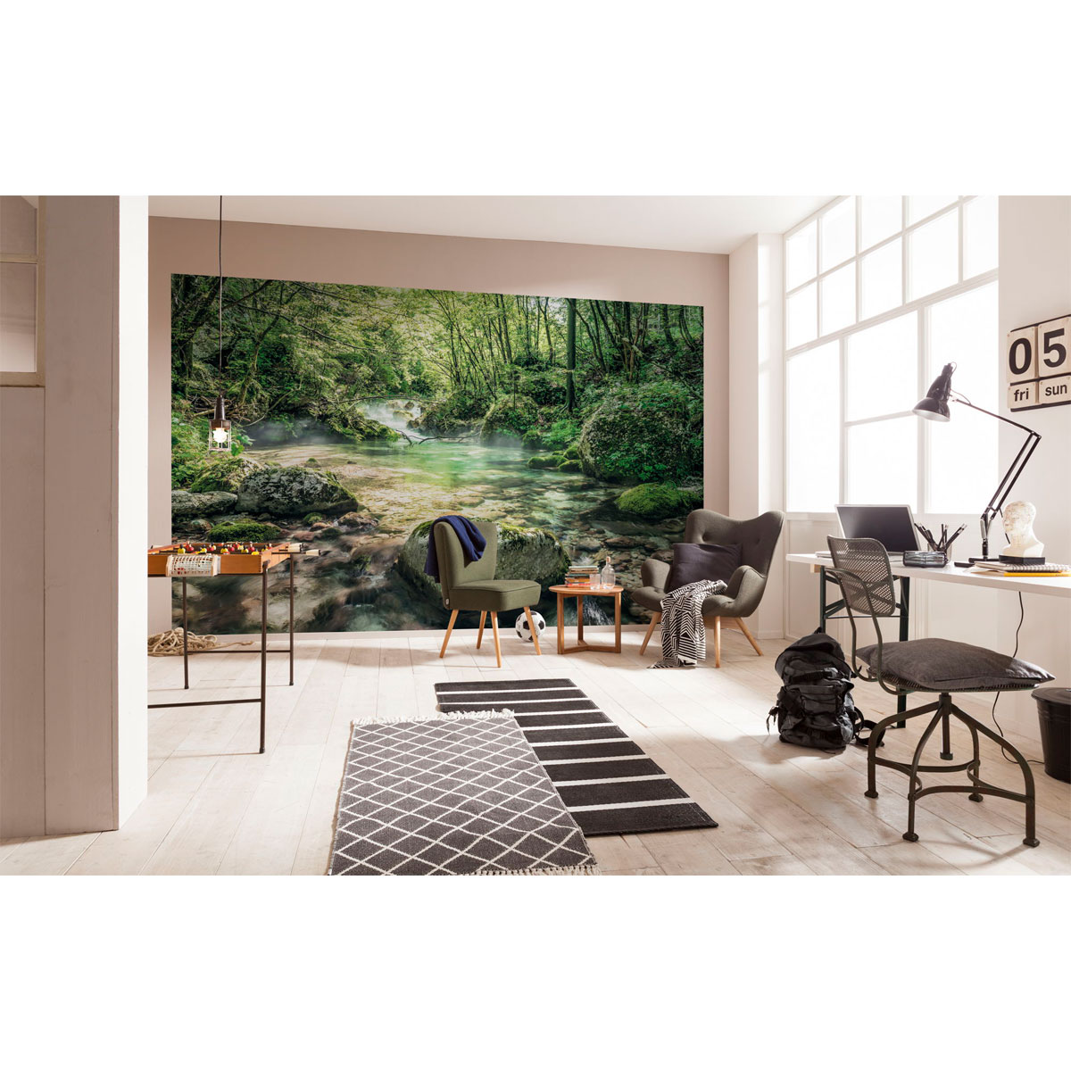 Komar  Vlies Fototapete Tranquil Pool 400x250 cm