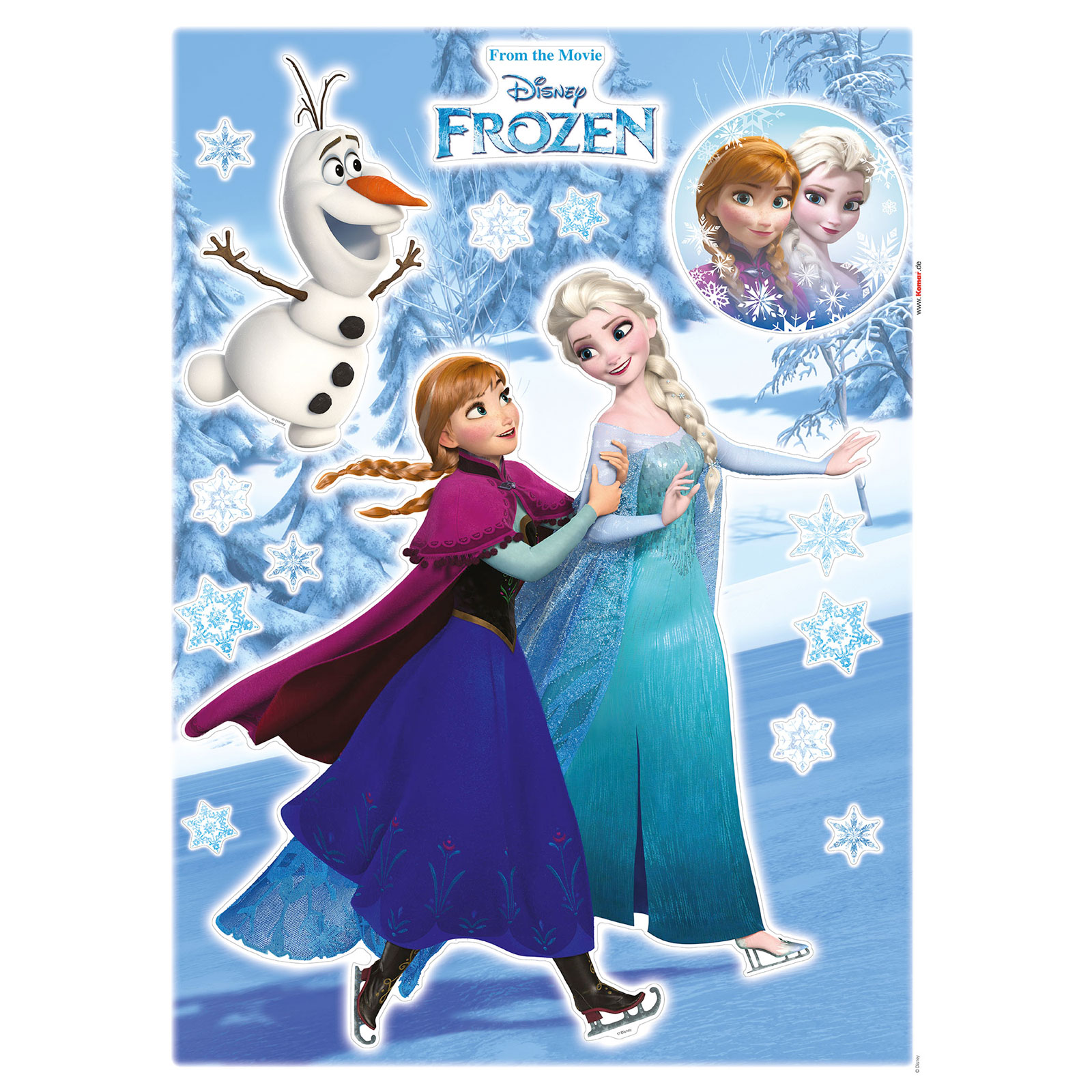 Komar  Wandtattoo Anna und Elsa 50x70 cm Bild 2