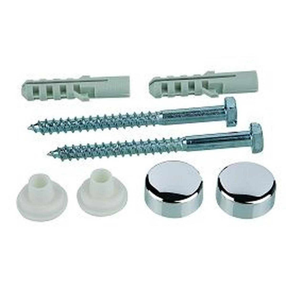 Kirchhoff WC-Befestigungssatz Sechskant verchromt 6 x 70 mm