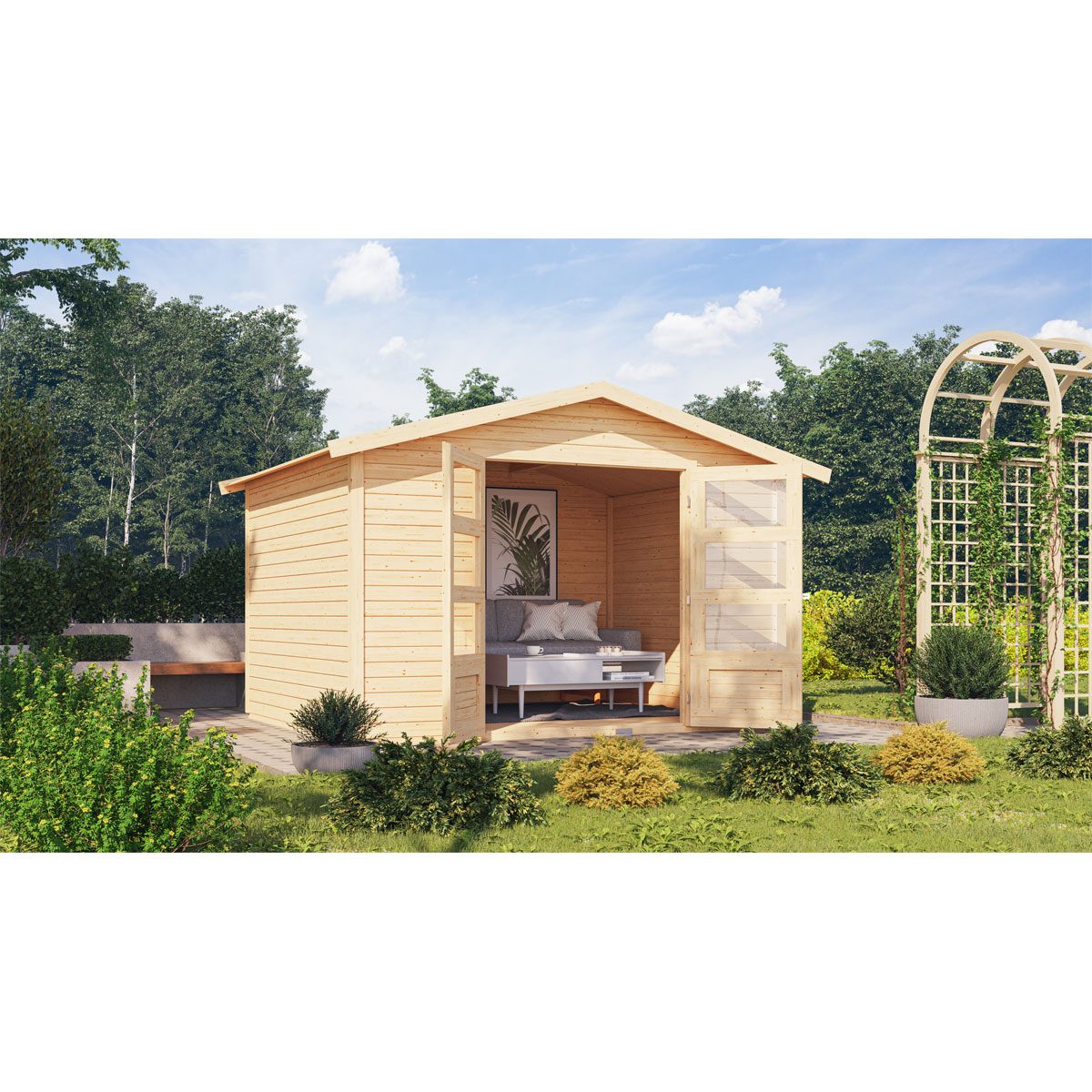 Karibu BBH Amberg 5 naturbelassen