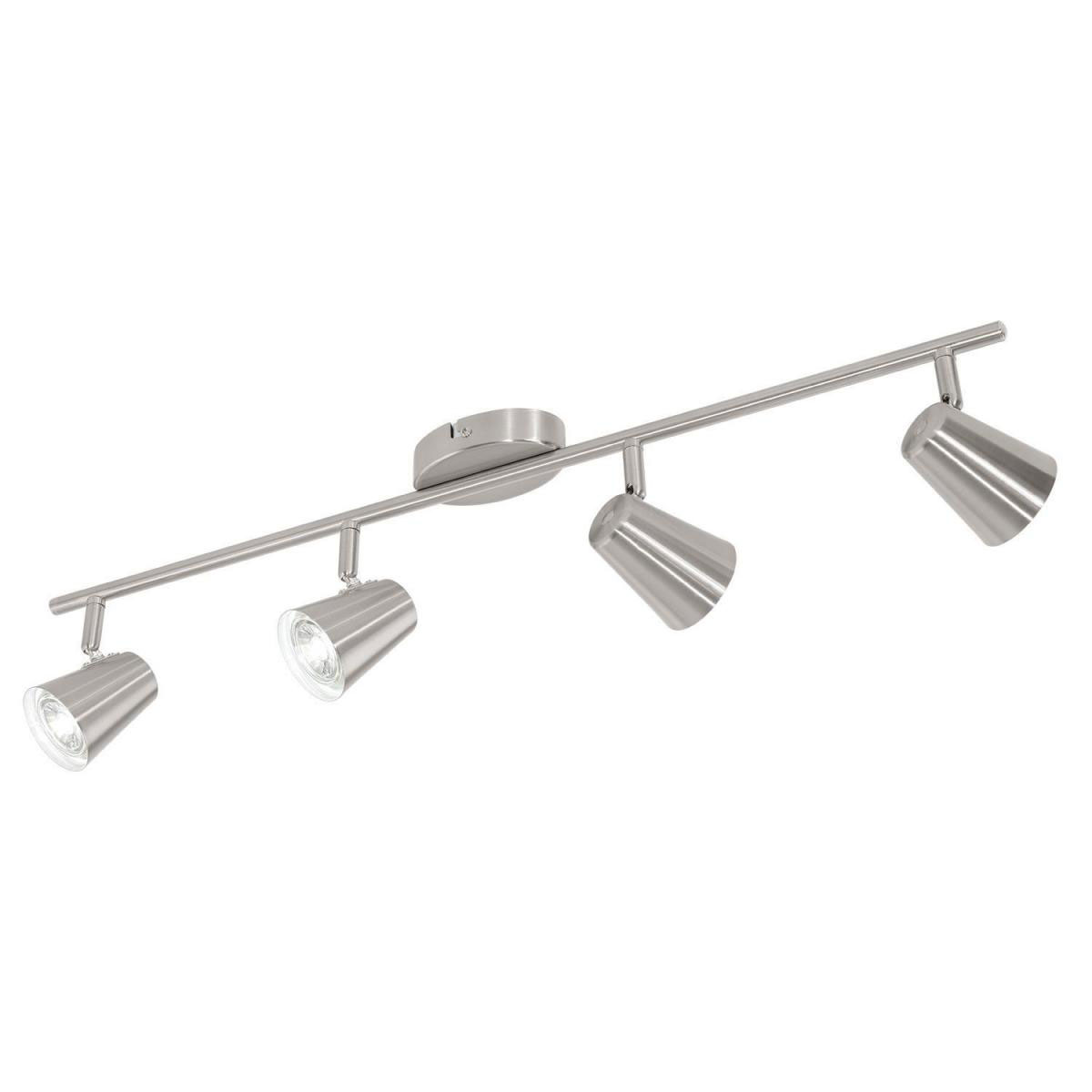 Eglo LED-Spotserie Travale 4 Spots silber
