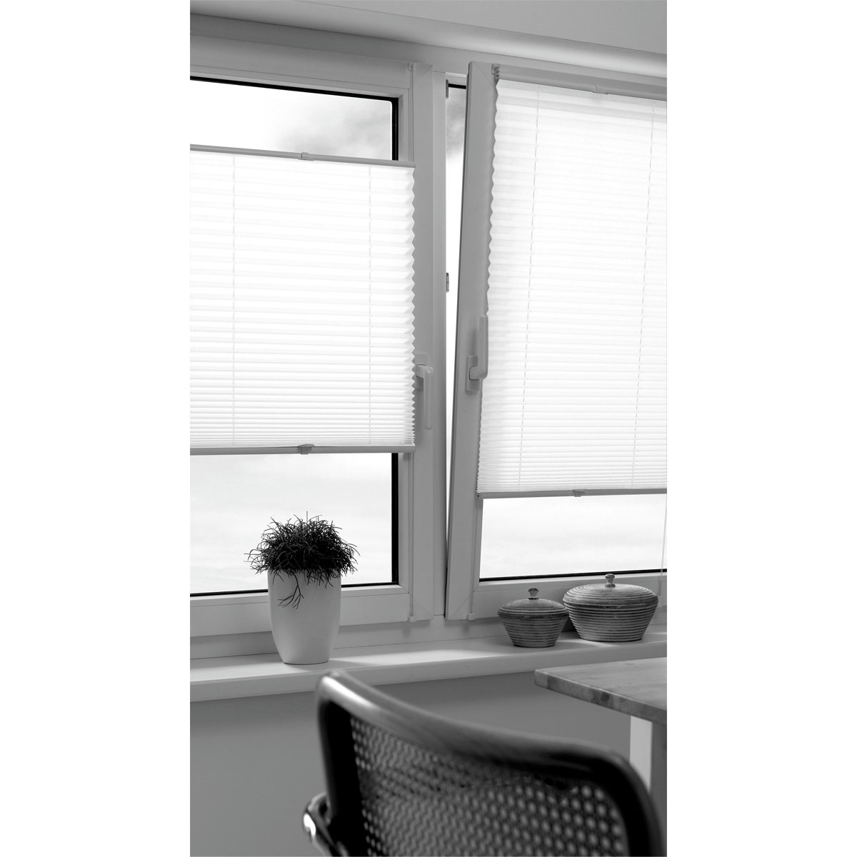 Gardinia Plissee Easy-Basic 90 x 130 cm weiß Bild 4