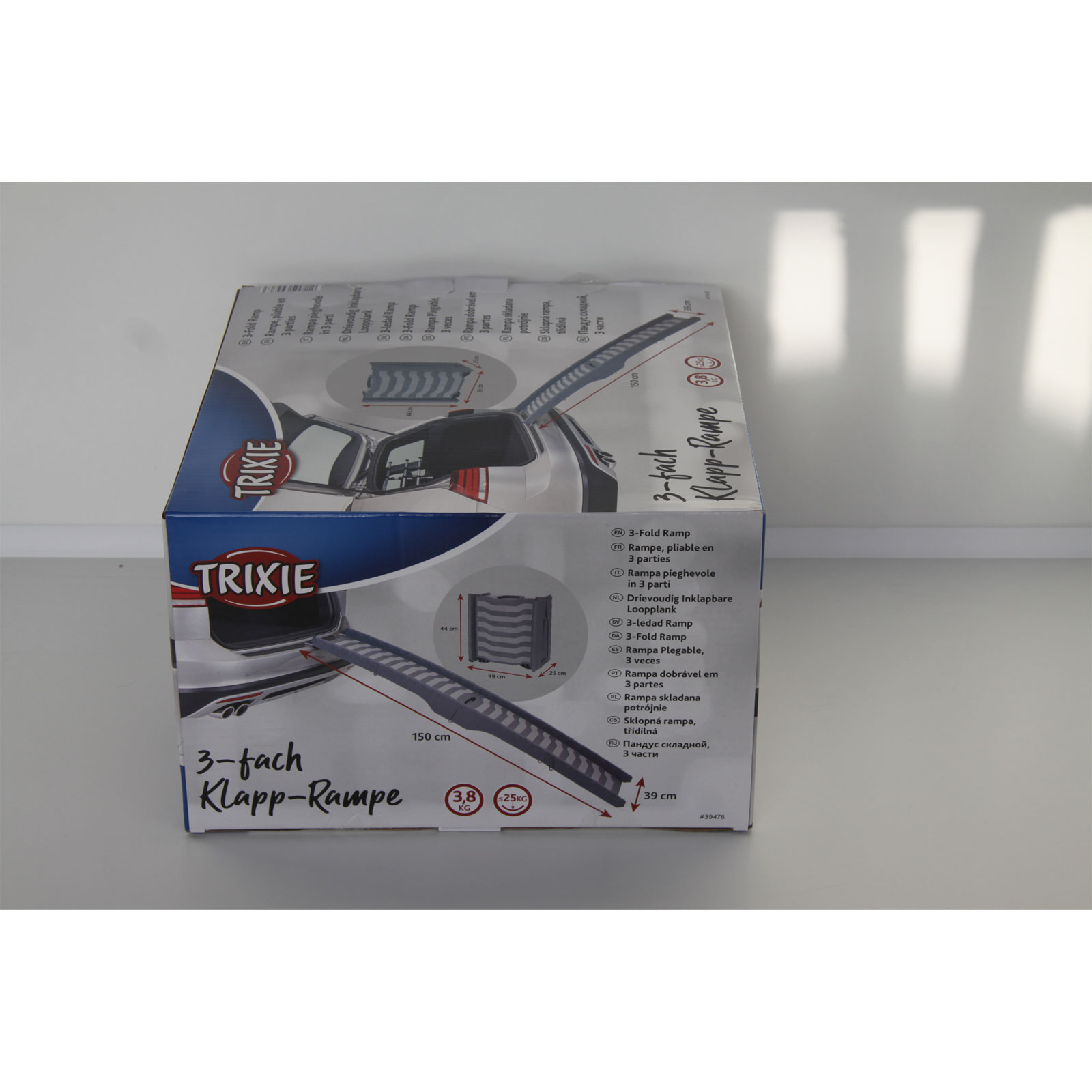 Trixie Klapp-Rampe 3-fach klappbar grau Bild 5
