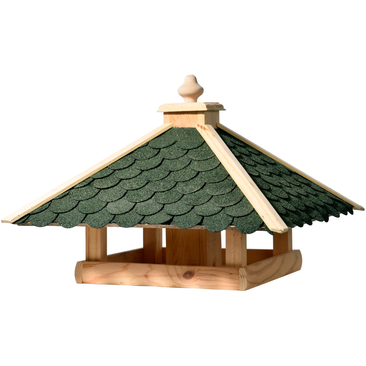 dobar Vogelfutterhaus 54 x 54 x 38 cm Kiefer Grün