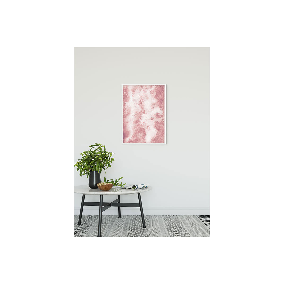 Komar  Wandbild Pink Bubbles 50x70 cm
