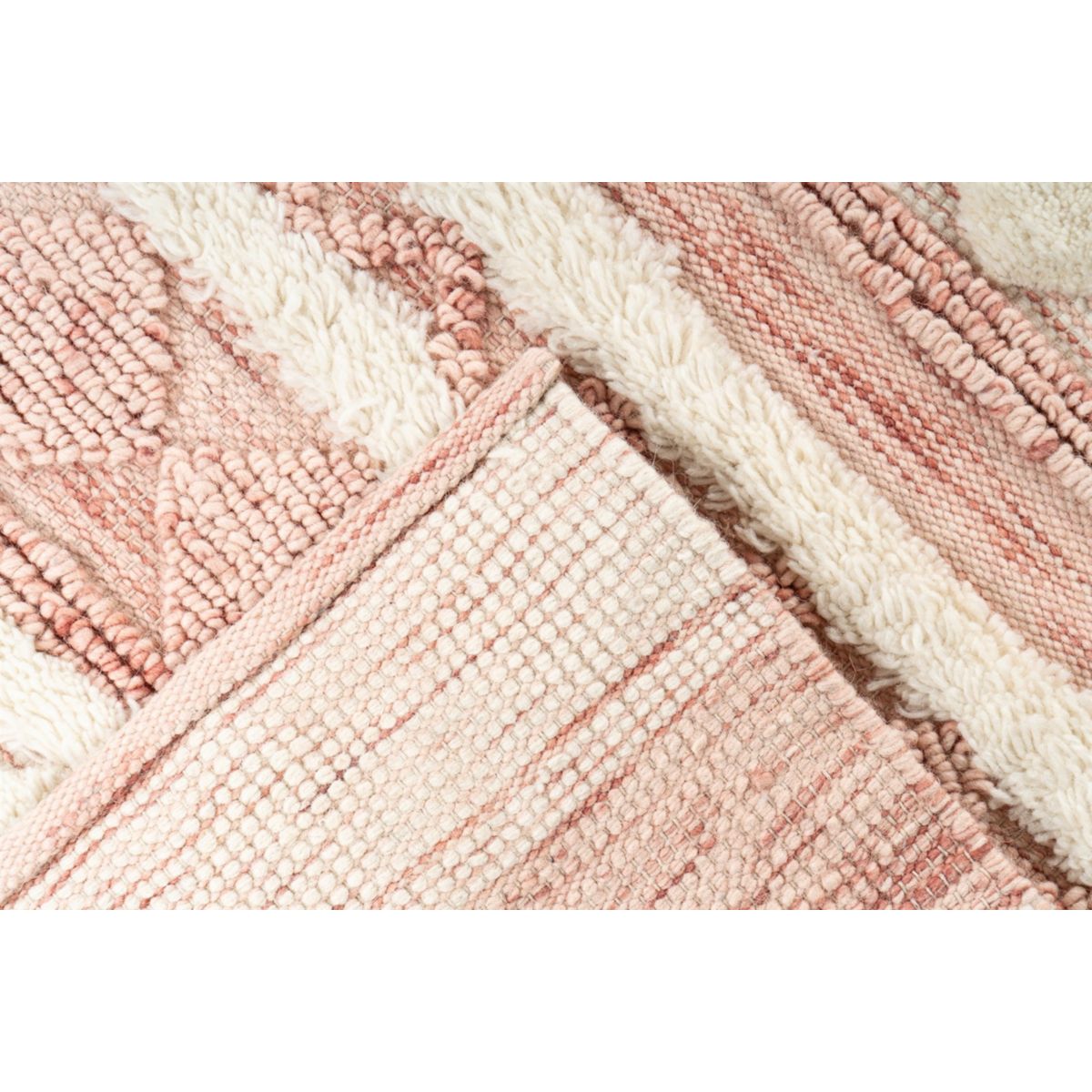 Bohist 225 Rosa / Creme 80cm x 150cm Bild 4