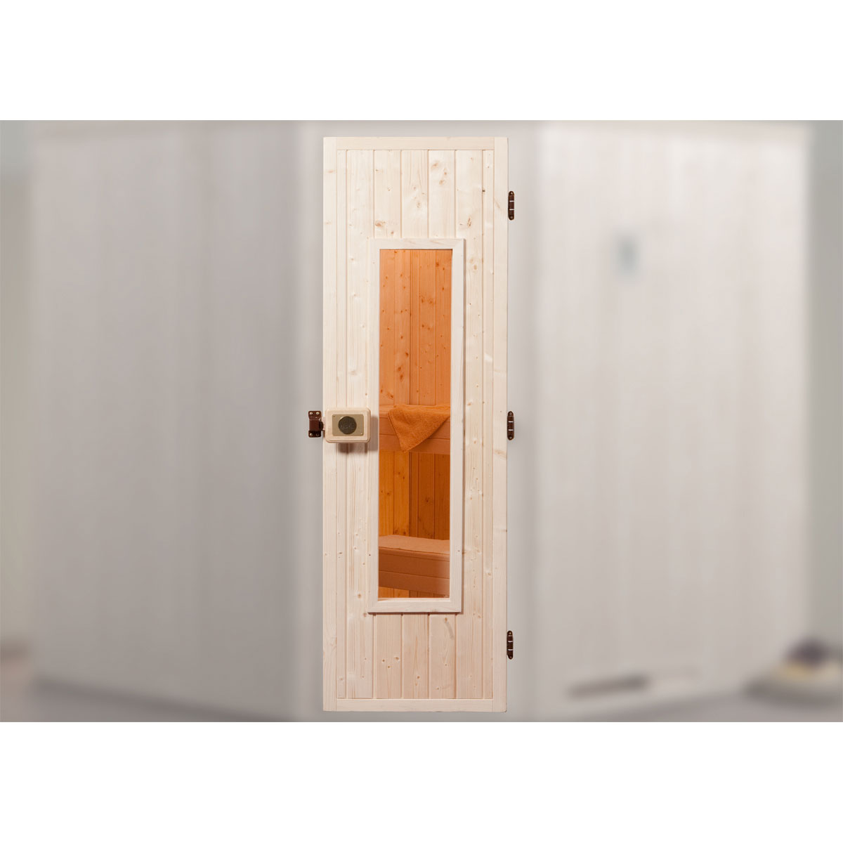 Weka Massivholztür mit Glaseinsatz Bild 2