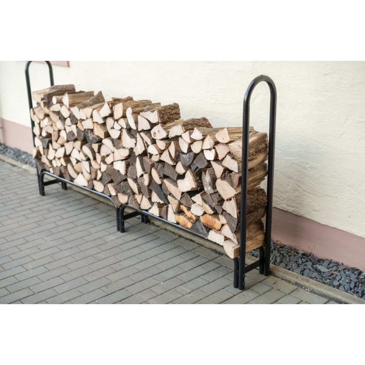 ShelterLogic Kaminholzregal Traglast 1000 kg Inkl. Abdeckung 25x244x118cm Bild 4