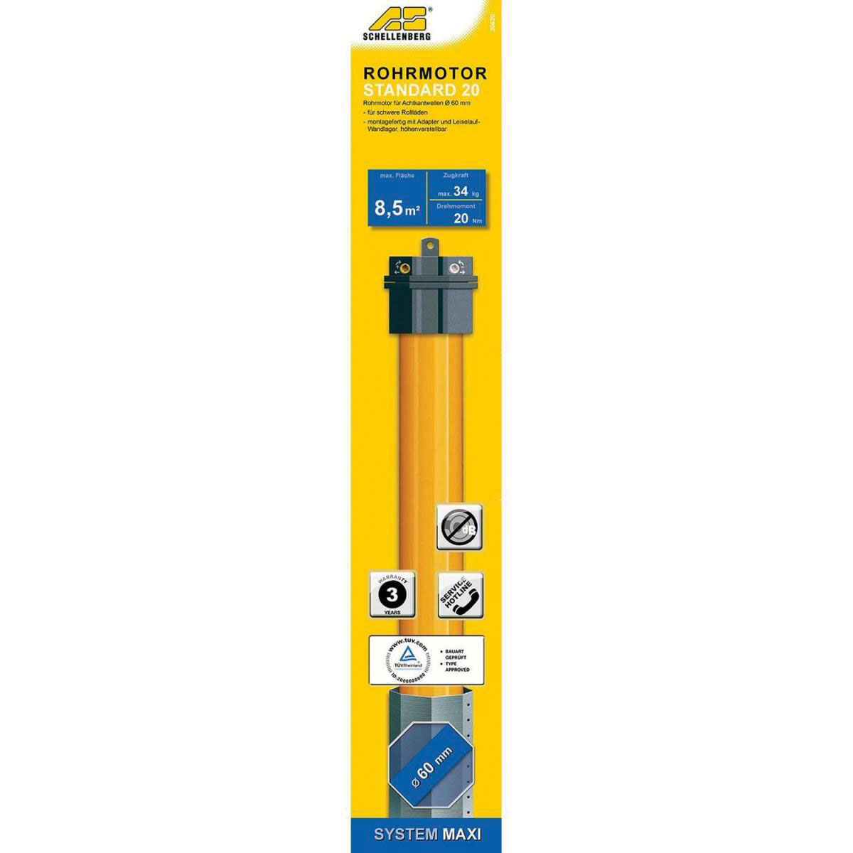 Schellenberg Rollladenmotor Maxi Standard 20Nm Bild 2