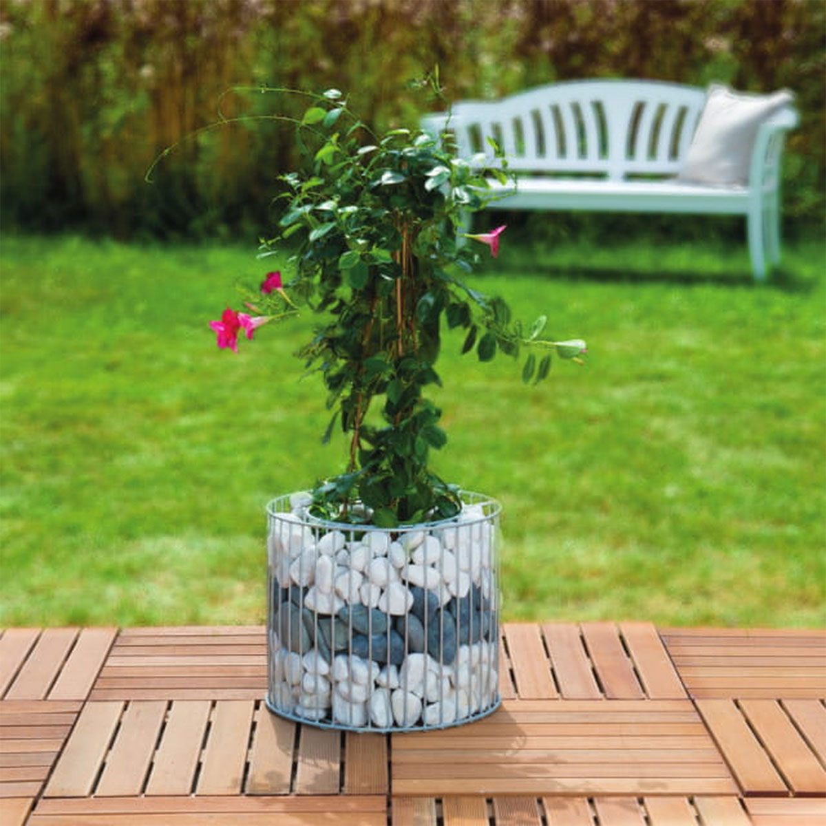 Wilk Gabionen-Pflanzgefäß Amber M Bild 3