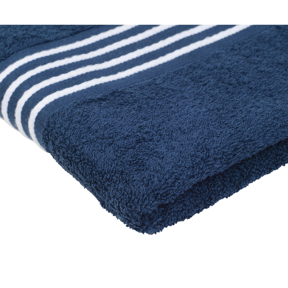 Gözze Frottier-Handtuch Rio 50 x 100 cm dunkelblau vollfarbig Bild 4