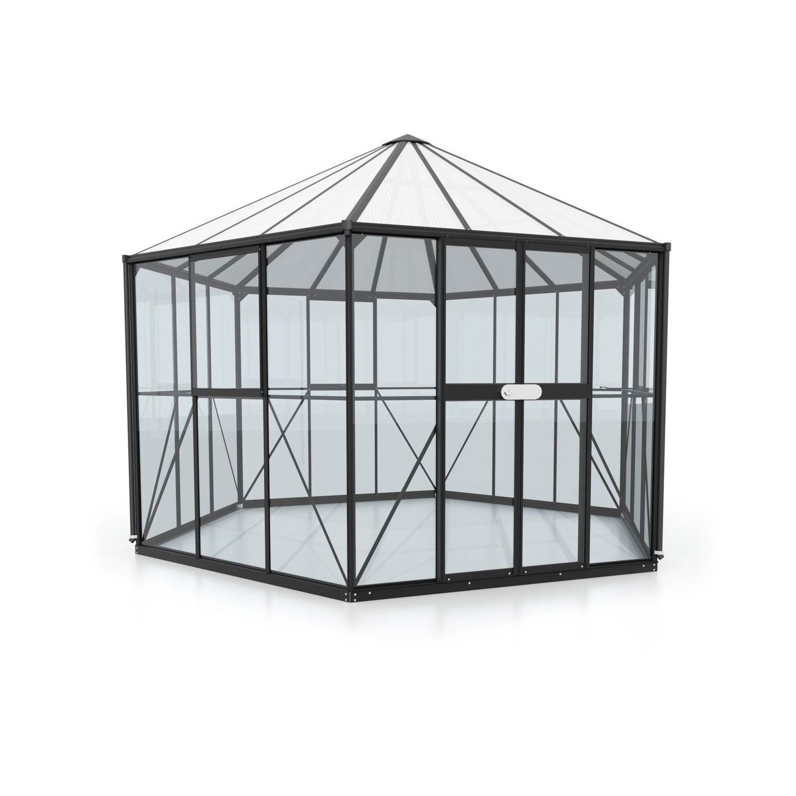 Vitavia Gewächshaus Juno 9000 9m² 3 mm schwarz Bild 1