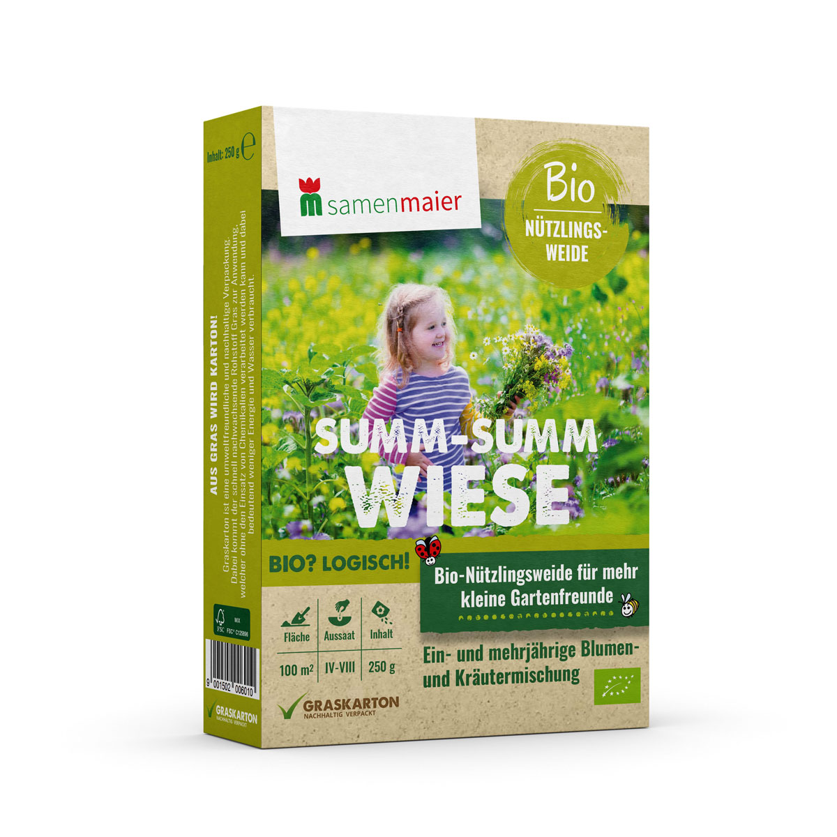 Bio Nützlingsweide 100 m² 250 g