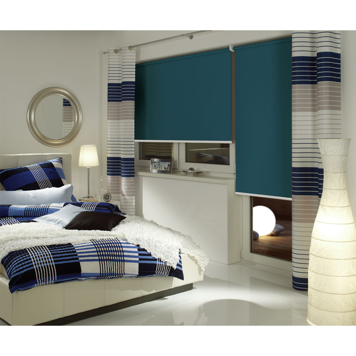 Gardinia Seitenzugrollo 62 x 180 cm dunkelblau Bild 4