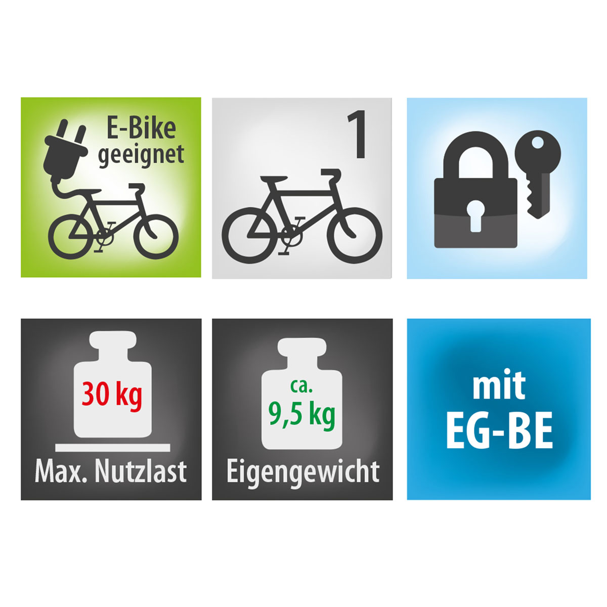 EUFAB Fahrrad-Kupplungsträger Amber I für 1 Fahrrad Bild 4