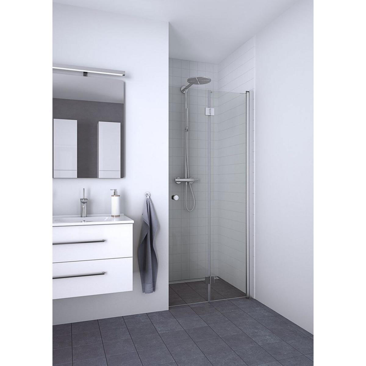 Scanbad SET Match Falttür für Nische mit Anschlagprofil Bild 1