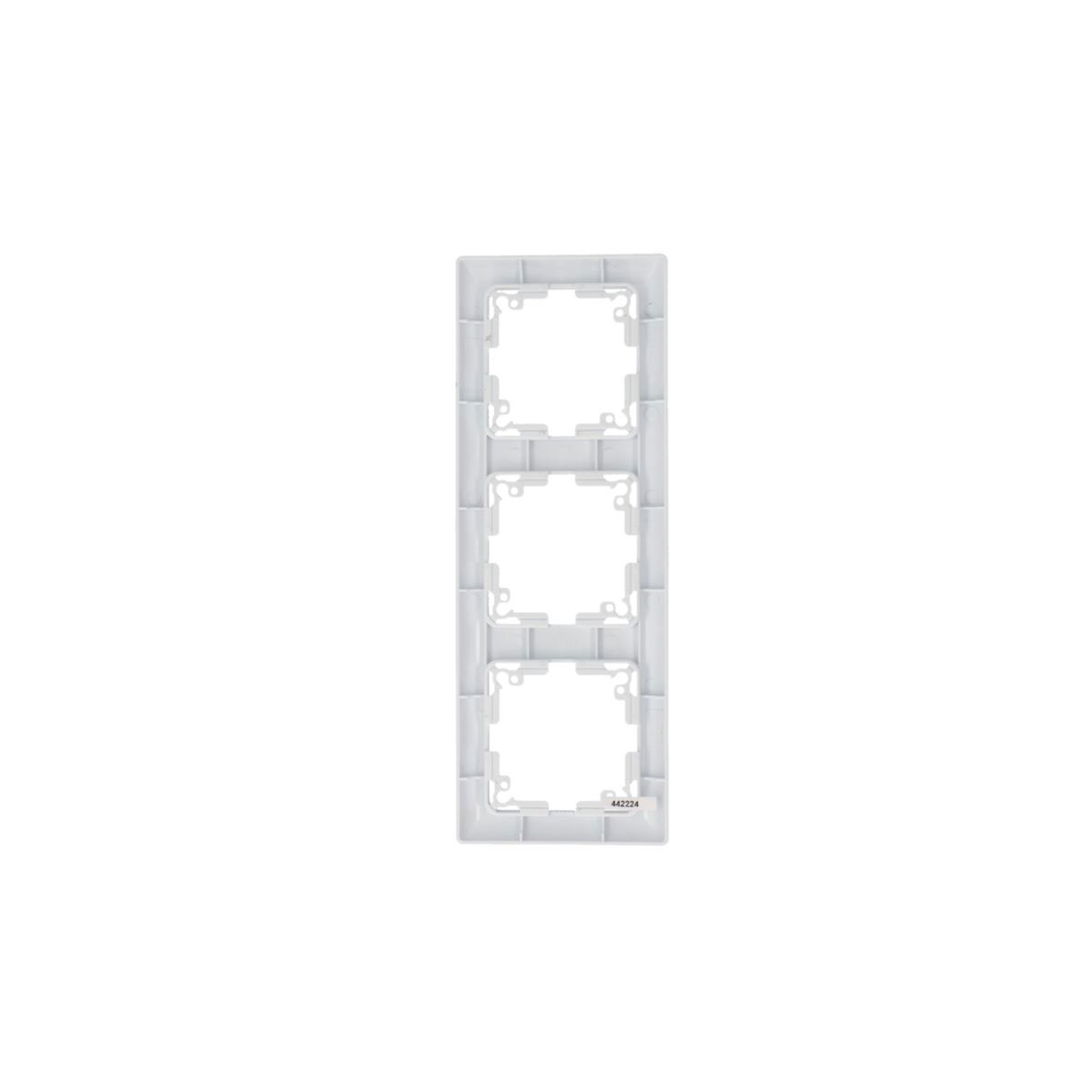 Flector Abdeckrahmen mattweiß 3-fach Bild 2