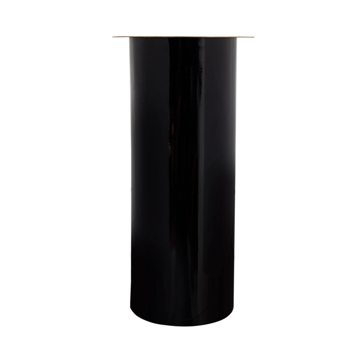 Bodenkerzenständer Art Deco 165 schwarz gold