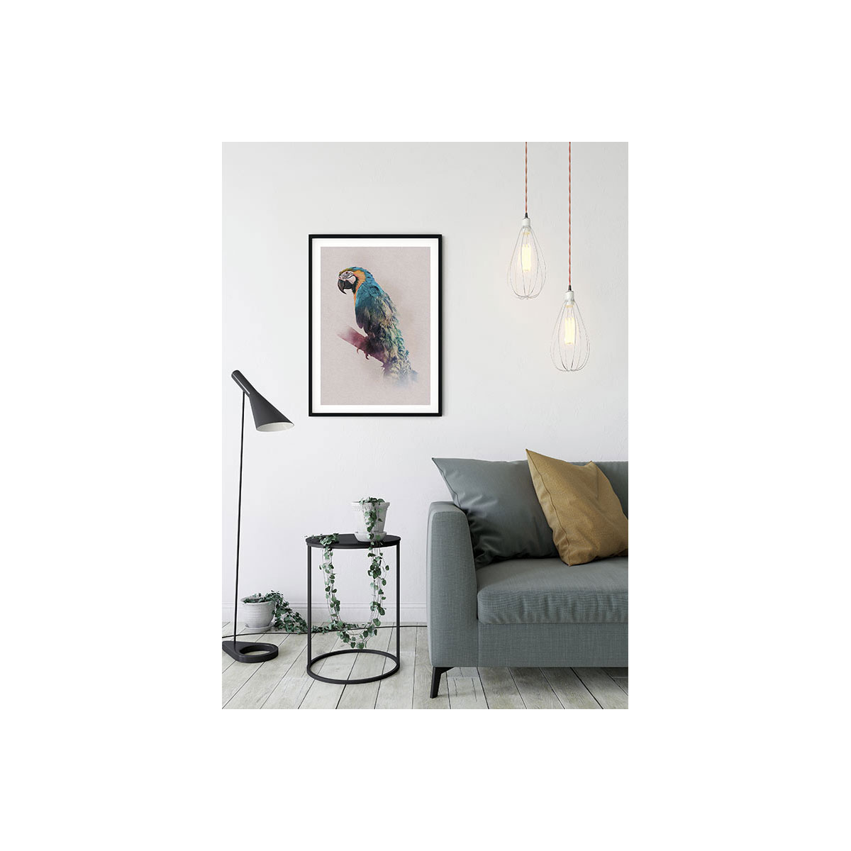 Komar  Wandbild Animals Paradise Parrot 30x40 cm Bild 3